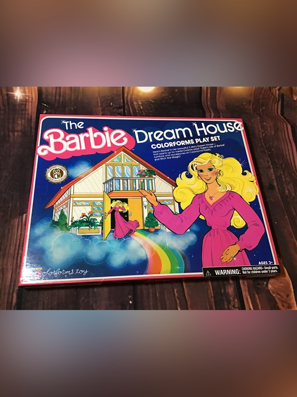 The barbie dream house colorforms play set 2020